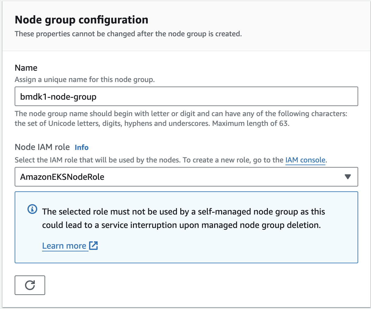 Node group role